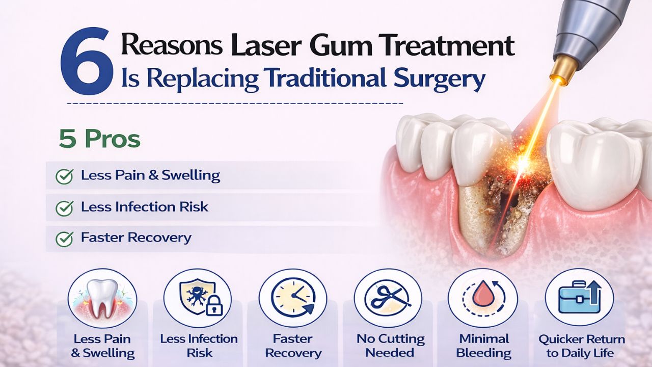 6 Reasons Laser Gum Treatment Is Replacing Traditional Surgery