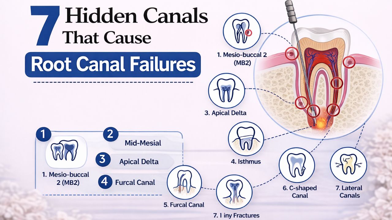 7 Hidden Canals That Cause Root Canal Failures