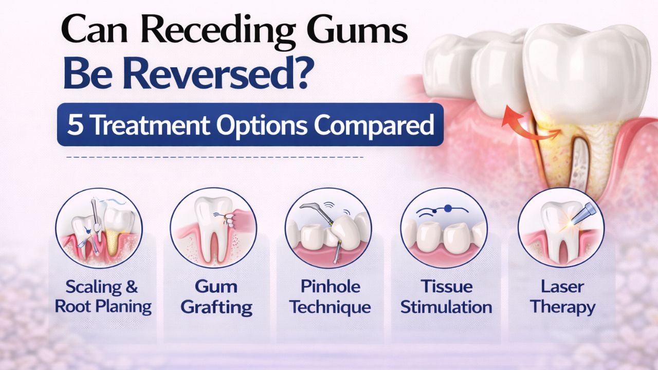 Can Receding Gums Be Reversed? 5 Treatment Options Compared