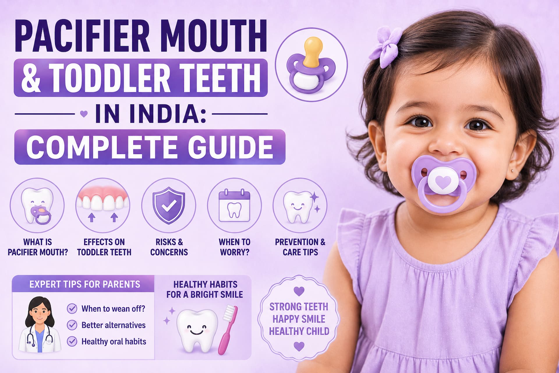 Pacifier Mouth & Toddler Teeth in India Complete Guide