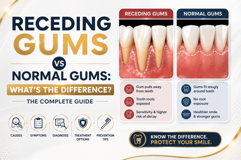 Receding Gums vs Normal Gums What's the Difference The Complete Guide