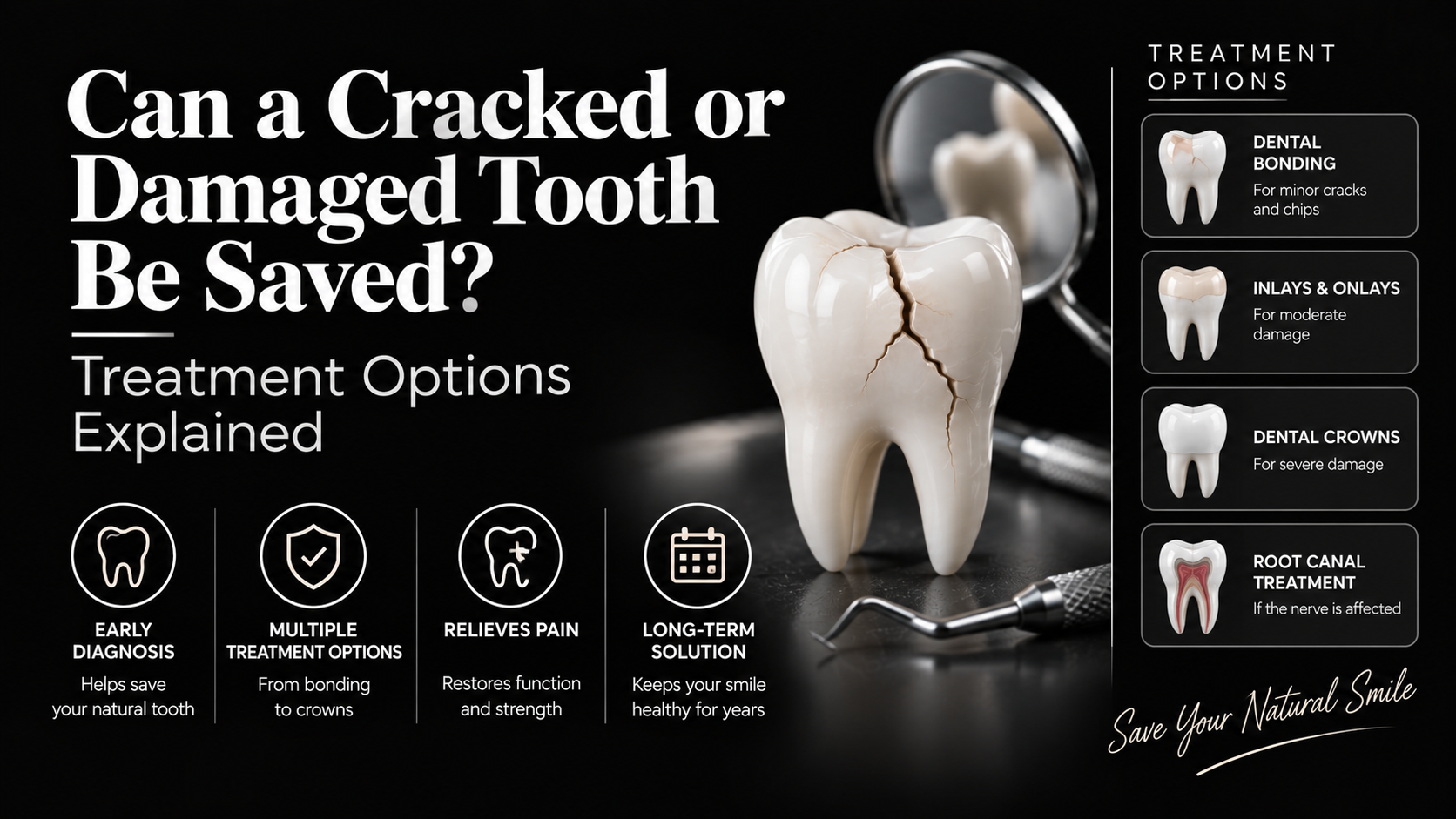 Can a Cracked or Damaged Tooth Be Saved Treatment Options Explained