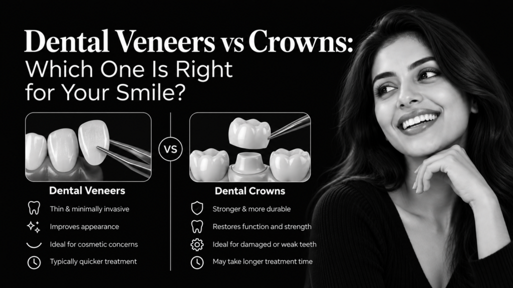 Dental Veneers vs Crowns Which One Is Right for Your Smile