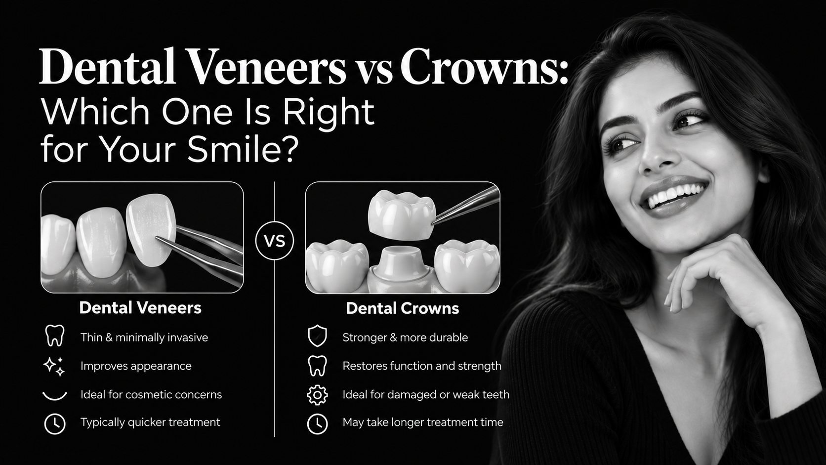 Dental Veneers vs Crowns Which One Is Right for Your Smile