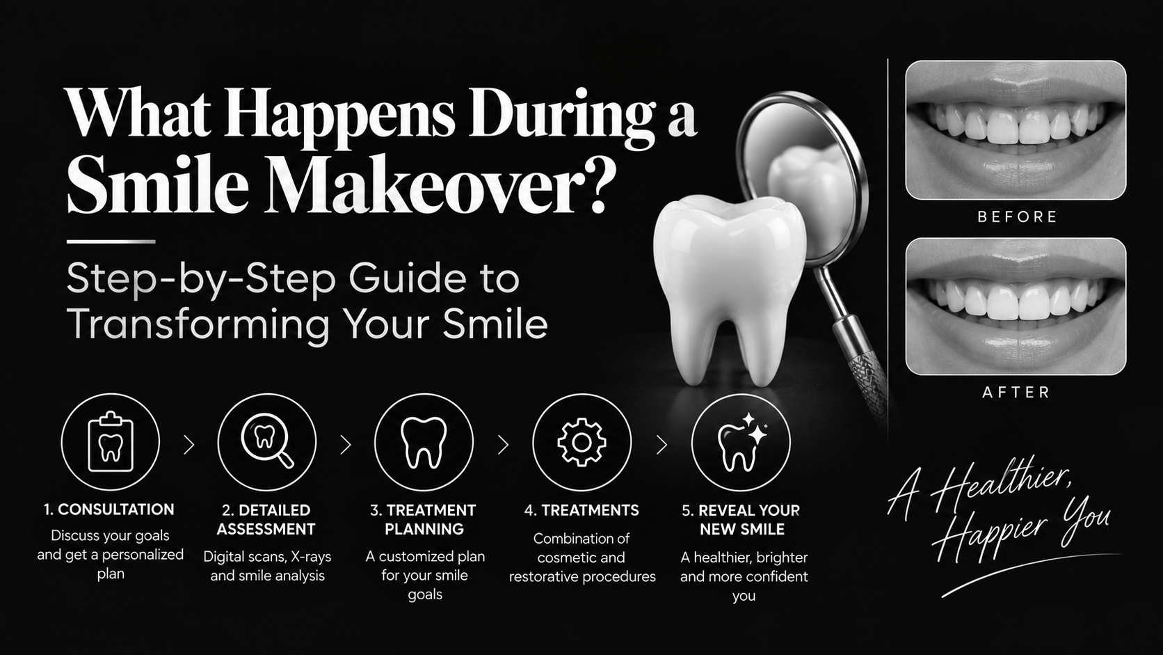 What Happens During a Smile Makeover Step by Step Guide to Transforming Your Smile